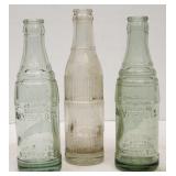 3 Hickory, NC Straight Side Soda Bottles