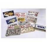 Lot of Vintage License & Vanity Plates