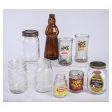 8 Vintage Product Jars