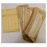 Lot of Biltmore Receipts and Accounting Forms