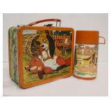 Aladdin "The Fox & The Hound" Lunch Box w/Thermos