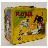 Thermos "Play Ball Magnetic Game" Metal Lunch Box