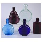5 Embossed Colored Animal Bottles