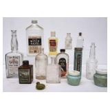 Lot of Vintage Hair & Body Product Bottles