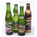 4 Mountain Dew Filled Bottles