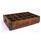 Mountain Dew 24-Cell Wood Crate