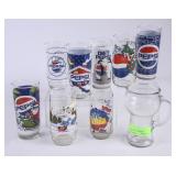 9 Pepsi Glasses