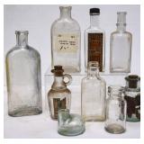 Lot of Household Chemical Bottles