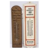 2 Asheville, NC Advertising Thermometers