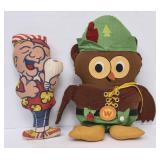 Woodsy Owl & Mr. Magoo GE Plush Figures