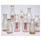 9 Foremost Dairy Clear Milk Bottles
