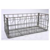 Large Biltmore Dairy Farms Metal Wire Crate