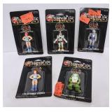 5 NIP 1986 Thundercats Collectible Erasers