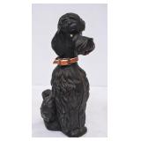 Large Cast-Iron Poodle Still Bank