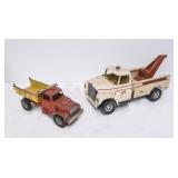 2 Large Die-Cast Metal Trucks