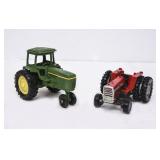 2 Die-Cast Toy Tractors