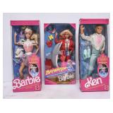 3 NIB Mattel Barbies/Kens