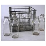 Biltmore Wire Crate w/9 Embossed Square Quart