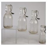 4 Biltmore Round Cream Top Bottles & 2 Spoons