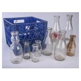 Lot of 9 TN and KY Milk Bottles