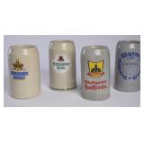 4 1L German Steins