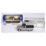 2 1960 GMC Pickup Die Cast Coin Banks w/ OB