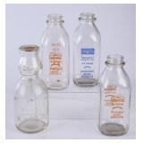 4 Imperial Dairy Products Milk Bottles