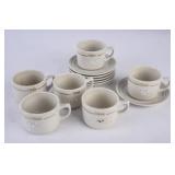 USAir: 6 Cups & 6 Plates