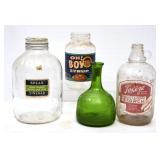 4 Glass Jar Variety Lot