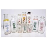 10 Milk Bottles, from PA
