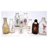 9 VA Milk Bottles