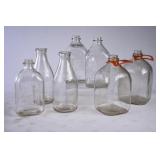 7 Biltmore Gallon & Half Gallon Milk Bottles