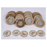 Lot of NOS Cardboard Milk Lids