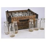 PET Dairy Wood/Metal 24 Cell Crate w/Half Pint