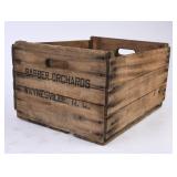 Barber Orchards, Waynesville, NC Wood Crate