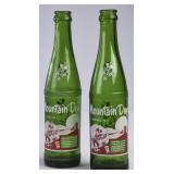 2 Mt Dew Asheville & Troy NC Hillbilly Bottles