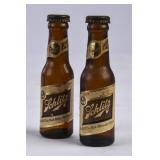 2 Schlitz Beer Bottle Satl/Pepper Shakers