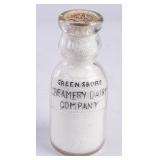 Greensboro Creamery Dairy Co Cream Top Pint Bottle