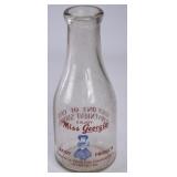 Miss Georgia Dairy Products Round Quart Bottle