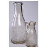 2 Mt. San, Fletcher, NC Embossed Round Bottles