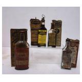 4 Vintage Medicine Bottles in Original Boxes