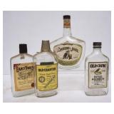 4 Vintage Liquor Bottles