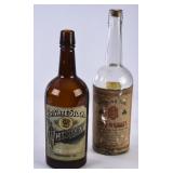 2 Vintage NC Liquor Bottles
