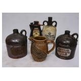 4 Pottery Jugs & Pitcher