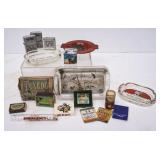 Advertising Ash Trays, Matchbooks, Lighters & More