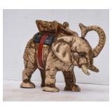 Vintage Cast Iron Elephant Mechanical Bank