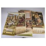 5 Remington & Peters Reproduction Calendars