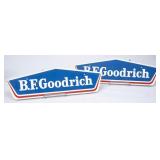 2 B.F. Goodrich Metal Signs