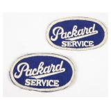 2 Packard Service Uniform Patches