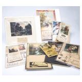 Lot of Great Vintage Advertising Calendars